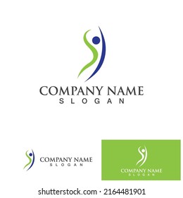 Icono vectorial de la plantilla del logotipo Healthy Life
