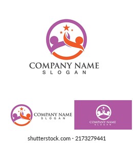 Icono vectorial de la plantilla del logotipo Healthy Life
