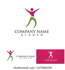 Healthy Life Logo template vector icon
