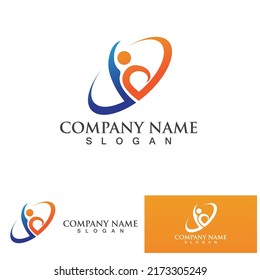 Healthy Life Logo template vector icon
