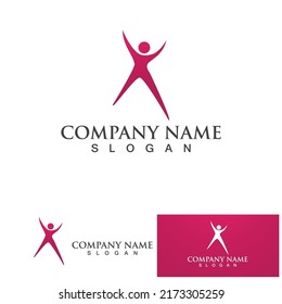 Healthy Life Logo template vector icon

