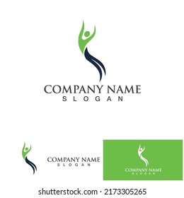 Healthy Life Logo template vector icon
