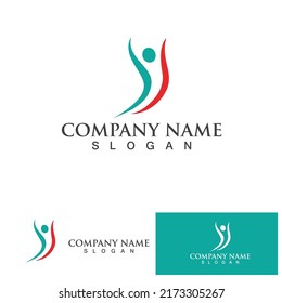 Icono vectorial de la plantilla del logotipo Healthy Life
