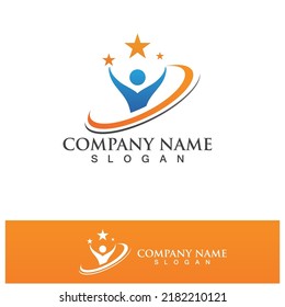 Healthy Life Logo template vector icon
