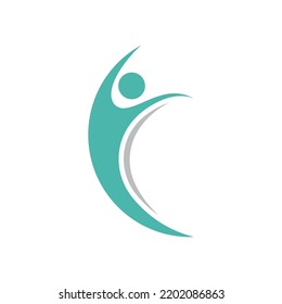 Icono vectorial de la plantilla del logotipo Healthy Life
