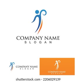 Healthy Life Logo template vector icon
