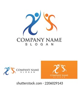 Icono vectorial de la plantilla del logotipo Healthy Life
