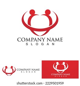 Icono vectorial de la plantilla del logotipo Healthy Life

