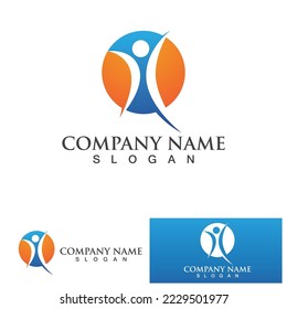Healthy Life Logo template vector icon
