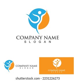 Healthy Life Logo template vector icon

