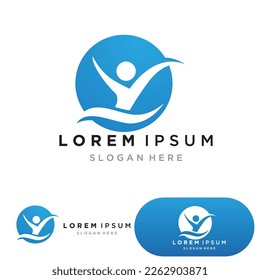 Healthy Life Logo template vector icon
