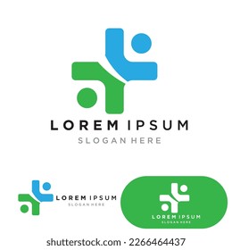 Icono vectorial de la plantilla del logotipo Healthy Life
