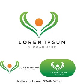 Healthy Life Logo template vector icon
