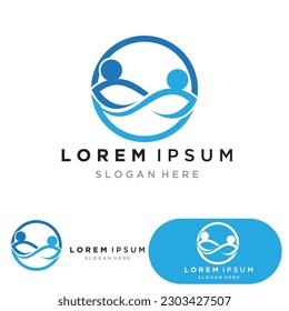 Healthy Life Logo template vector icon
