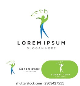 Healthy Life Logo template vector icon
