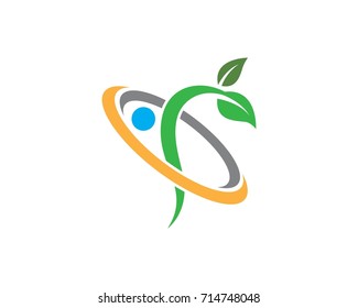 Diseño de ilustraciones vectoriales de la plantilla de logotipo Healthy Life