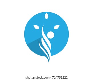 Healthy Life Logo template vector icon illustration design