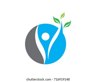 Healthy Life Logo template vector icon illustration design