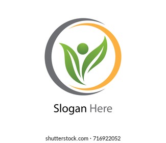 Healthy Life Logo template vector icon illustration design