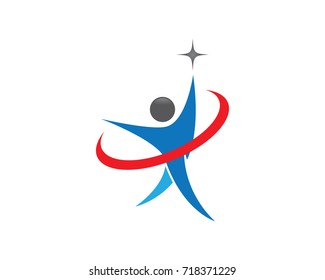 Healthy Life Logo template vector icon illustration design