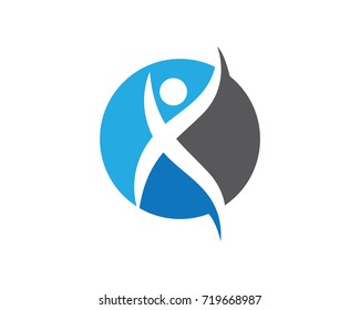 Healthy Life Logo template vector icon illustration design