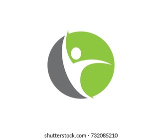 Healthy Life Logo template vector icon illustration design