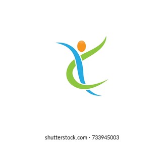 Healthy Life Logo template vector icon illustration design