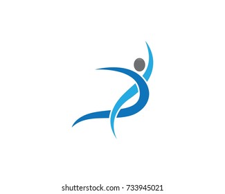 Healthy Life Logo template vector icon illustration design