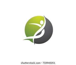 Healthy Life Logo template vector icon illustration design