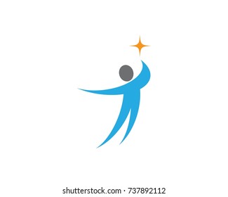 Healthy Life Logo template vector icon illustration design