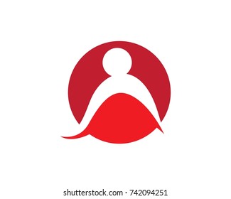 Healthy Life Logo template vector icon illustration design