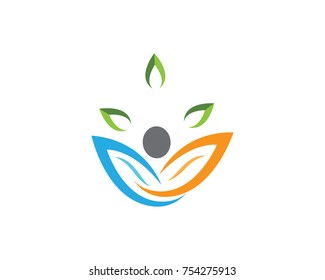Healthy Life Logo template vector icon illustration design