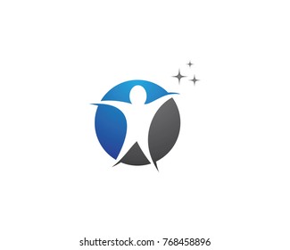 Healthy Life Logo template vector icon illustration design