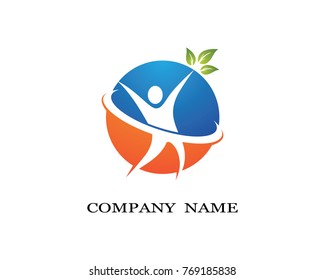 Healthy Life Logo template vector icon illustration design