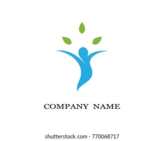 Healthy Life Logo template vector icon illustration design