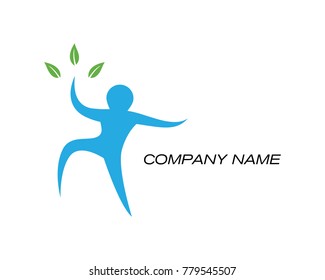 Healthy Life Logo template vector icon illustration design