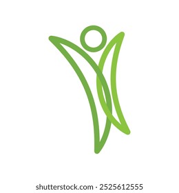 Healthy life logo vector template illustration