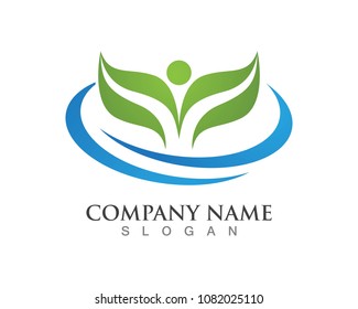 Healthy life logos 