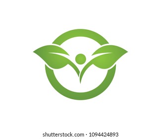 Healthy life logos