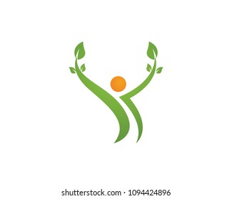 Healthy life logos