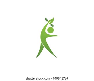 Healthy life logos