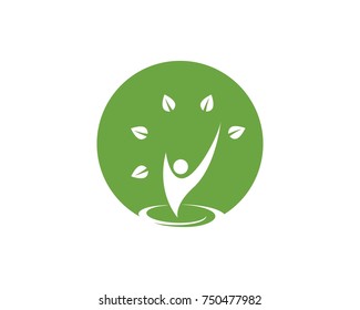 Healthy life logos