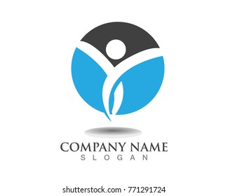 Healthy life logos