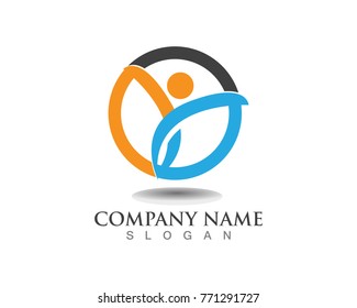 Healthy life logos