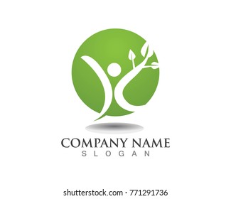 Healthy life logos