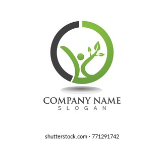 Healthy life logos