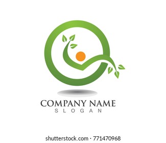 Healthy life logos 