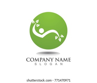 Healthy life logos 