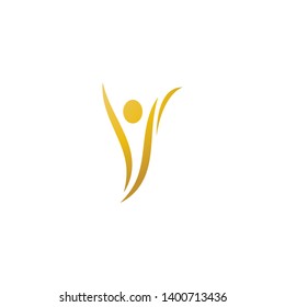 Healthy Life people Logo template vector icon