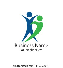 Healthy Life people Logo template